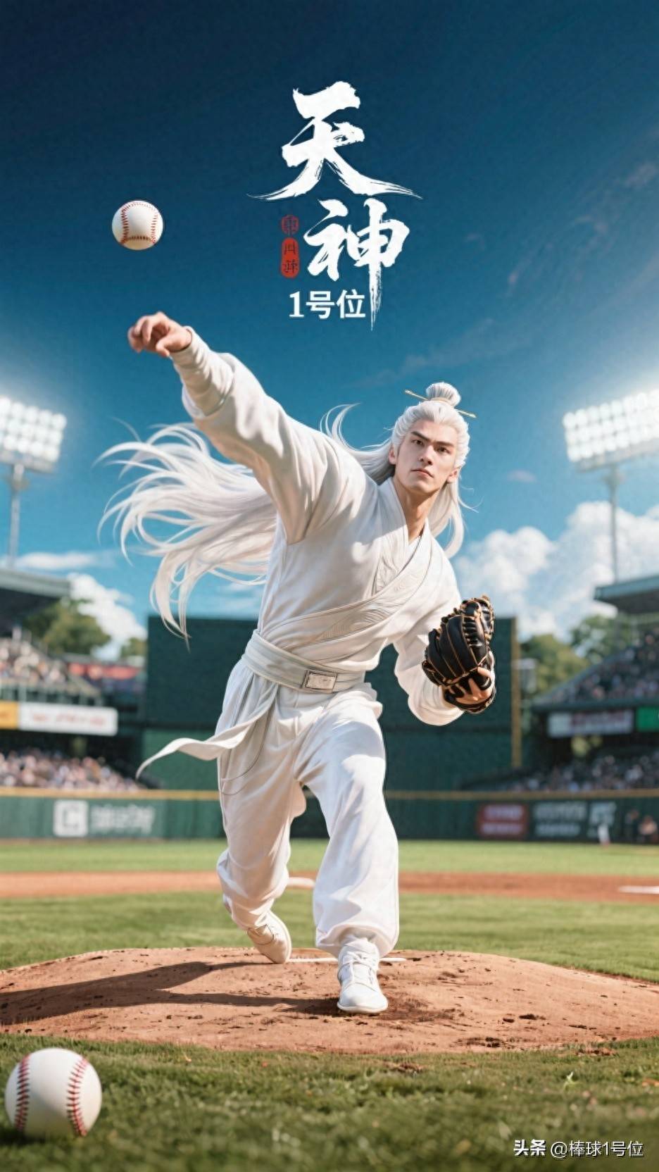 《网棒球规则》网球和棒球术语·棒球1号位